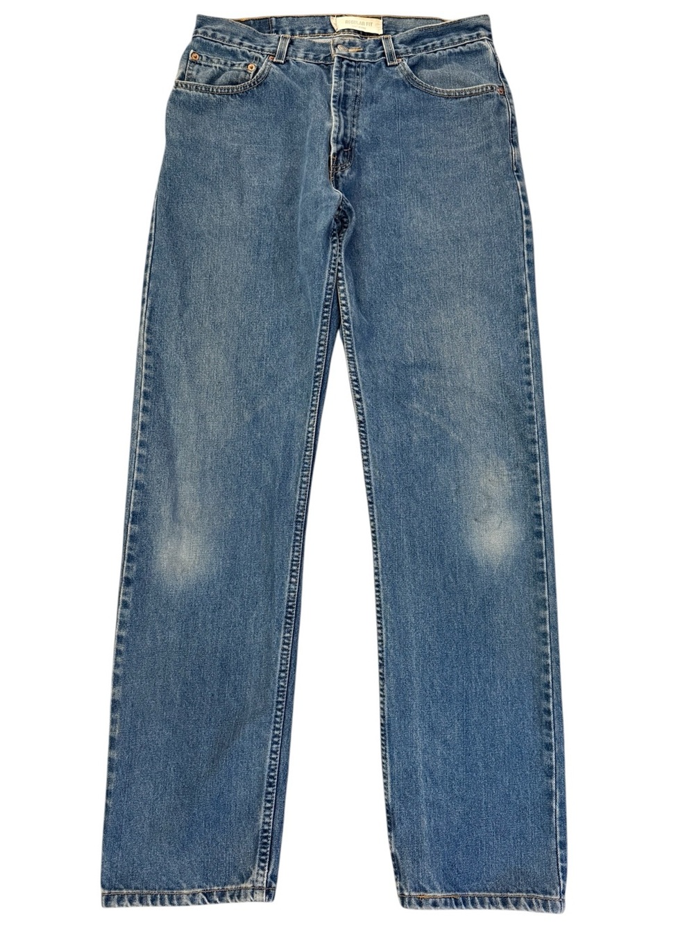 Vintage Y2K Levi’s 505 Regular Fit Jeans 34x36 Medium Stonewash Fits 32x34 2003